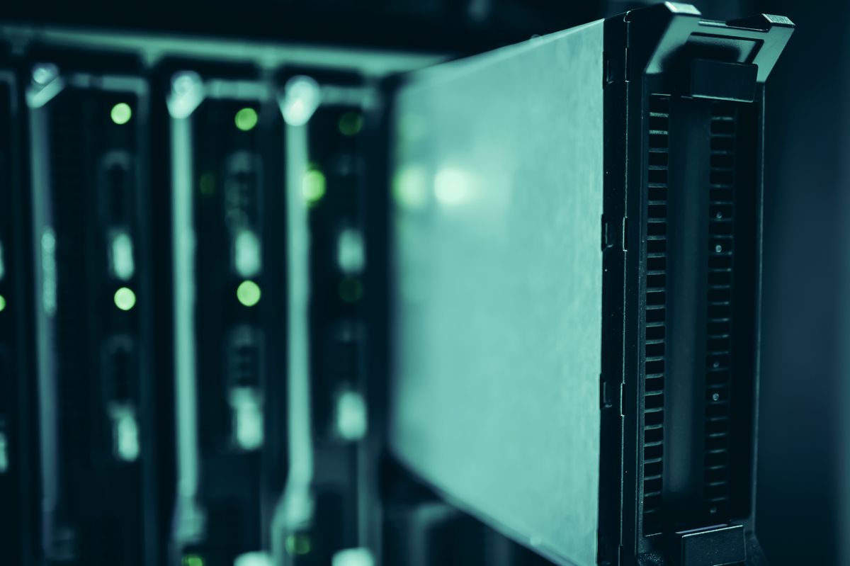 Sala de servidores de um datacenter.